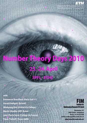 2010年数字理论日海报