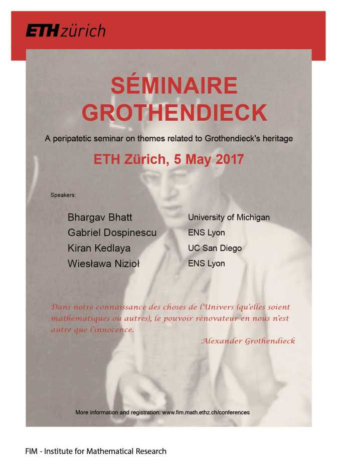 海报Séminaire Grothendieck