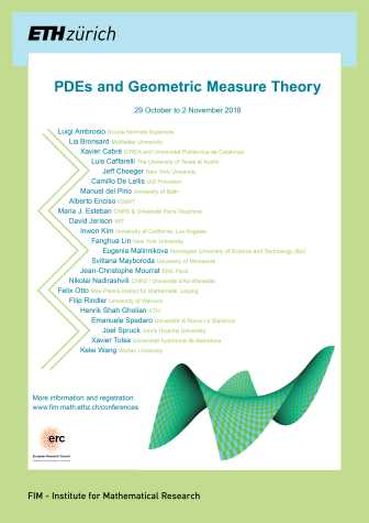海报“PDES和几何措施理论”