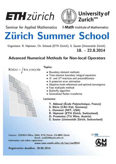 Poster Zürich Summer School