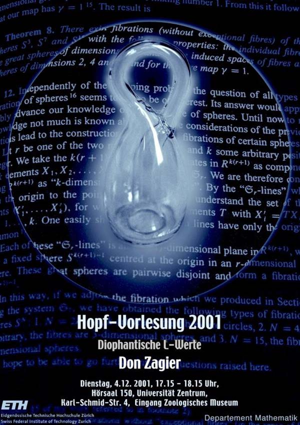 海报Hopf-Vorlesung 2001